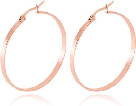 Dames oorringen Cilla Jewels Edelstaal Goudkleurig-60mm