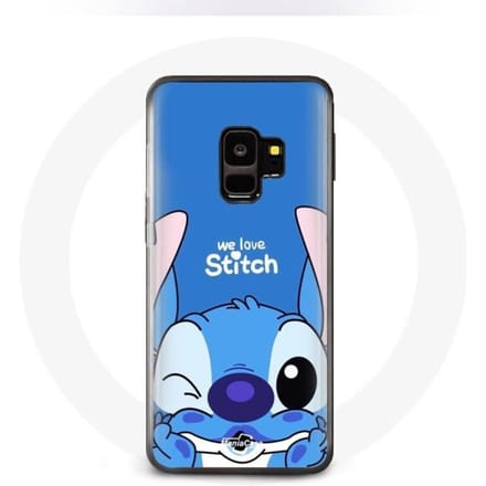 Coque - Samsung - Galaxy S9 - Stitch mignon - Souple - Protection synthétique blauw