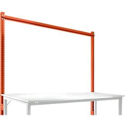 Manuflex ZB3831.2001 Opbouwdeel zonder arm voor universele + professionele standaard achtergrond tafels, gebruiksh 1500 mm