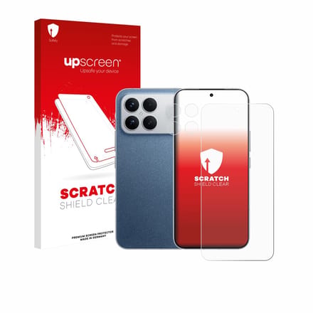 upscreen - Screenprotector voor Xiaomi Poco F8 Ultra (Voor+Camera) - Folie Beschermfolie transparant