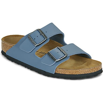 Birkenstock -Dames - blauw licht - slippers & muiltjes - maat 38