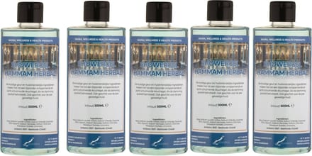 Douchegel Hammam Herbal 500 ml - met klepdop - set van 5 stuks - Showergel