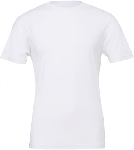 Bella+Canvas Unisex Jersey Short Sleeve Tee CV3001 - White - L