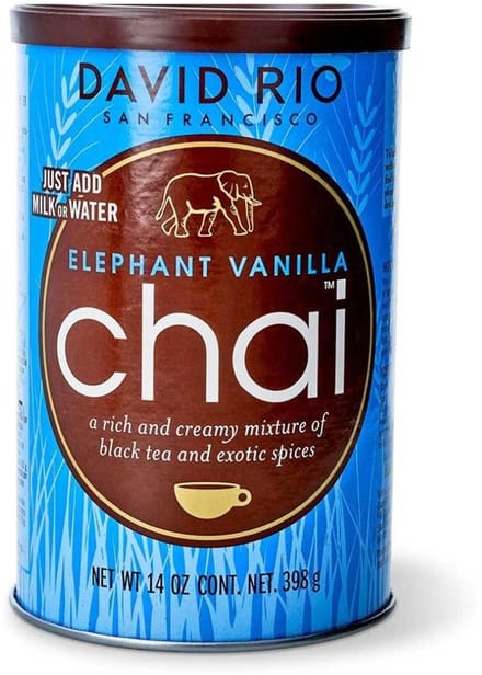 David Rio Chai latte - Elephant vanilla mix - originele Masala Chai