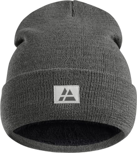 DANISH ENDURANCE Beanie van Gerecycelde Materialen met Polar Fleece - Donkergrijs