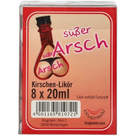 Süßer Arsch Kirschen Likör 15% Vol. 8x0,02l PET