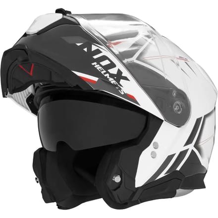 Modulaire motorhelm Nox N967 Synchro