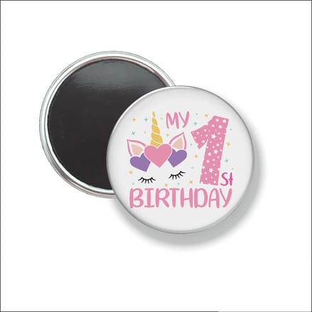 Button Met Magneet 58 MM - My 1st Birthday - NIET VOOR KLEDING