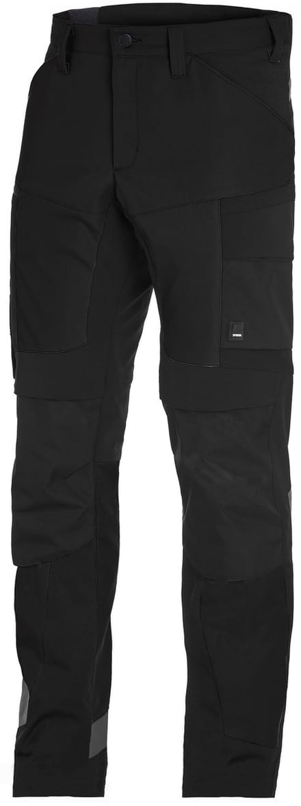 FHB LEO Werkbroek elastisch 122110 - Zwart - 50