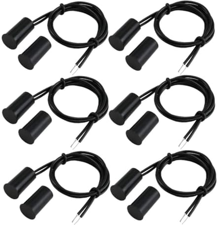 Verzonken Bedraad Veiligheidsvenster Poortcontactsensor Alarm - 6 Stuks Magnetische Deursensor