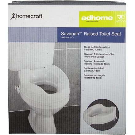 Toilethoger Savanah 10cm Wit Homecraft