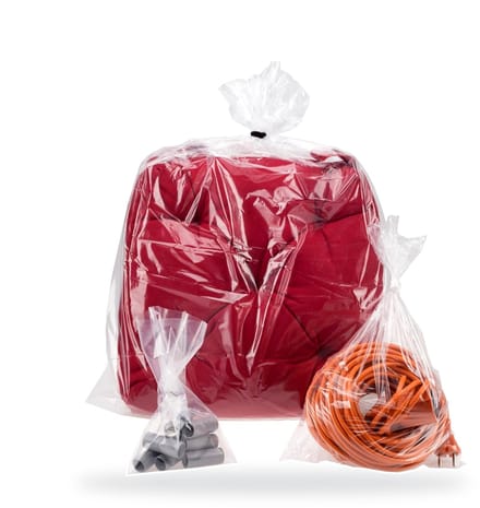Inpakr Transparante LDPE Zakken met Zijvouw - 1000 Stuks - 10 x 2,5 x 25 cm - 20 Micron