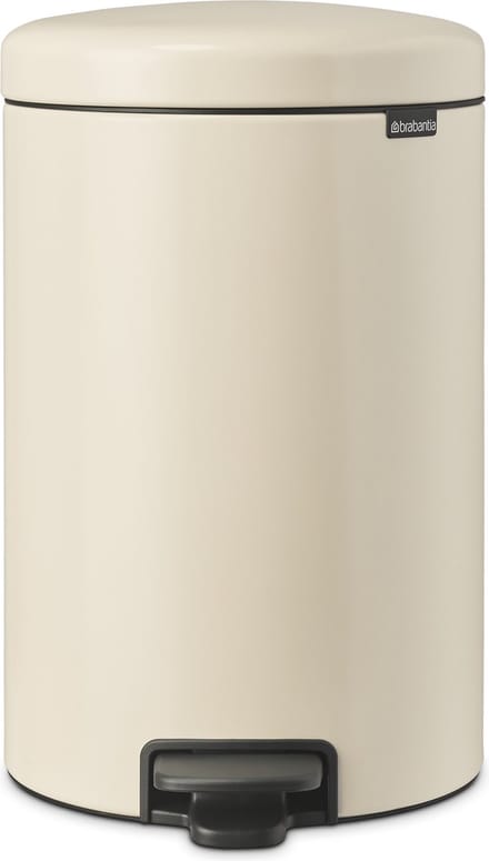 Brabantia Pedaalemmer Newicon - Staal - Soft Beige - 29x38x46.7cm - 20l