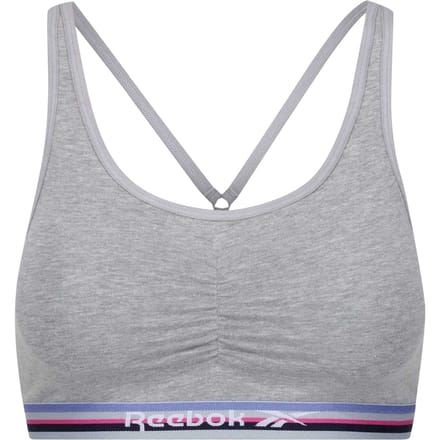Reebok Jackie-sportbeha voor dames (Grijs Marl Marl)