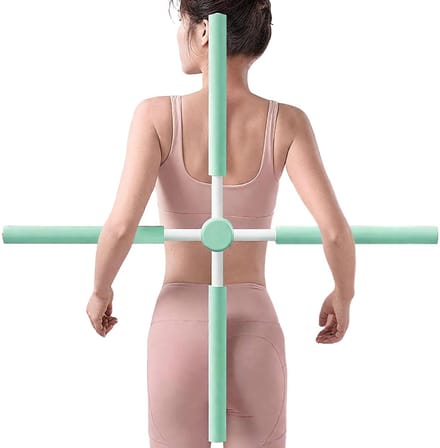 Yoga Stick - Rugcorrectie Tool - Houding Verbeteren - Spierversterking - Wit