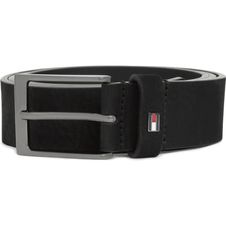 Tommy Hilfiger Layton 3.5 Nubuck Belt Black Maat: 90 | Riemen Outlet | Heren | Zwart