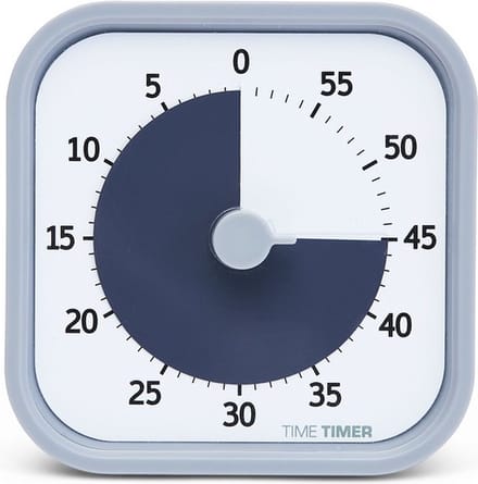 Time Timer® MOD HOME EDITION - kleur Pale Shale - 60 Minuten visuele timer