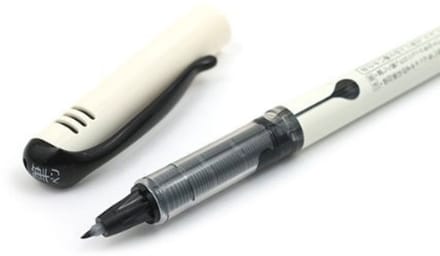 Pilot Fude-Makase Black Color Brush Pen - Extra Fine