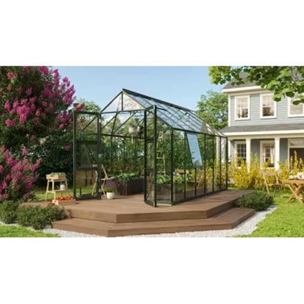 Vitavia Tuinkas Olymp 9900 - Veiligheidsglas 3mm - Smaragd - 257x387x254 Cm