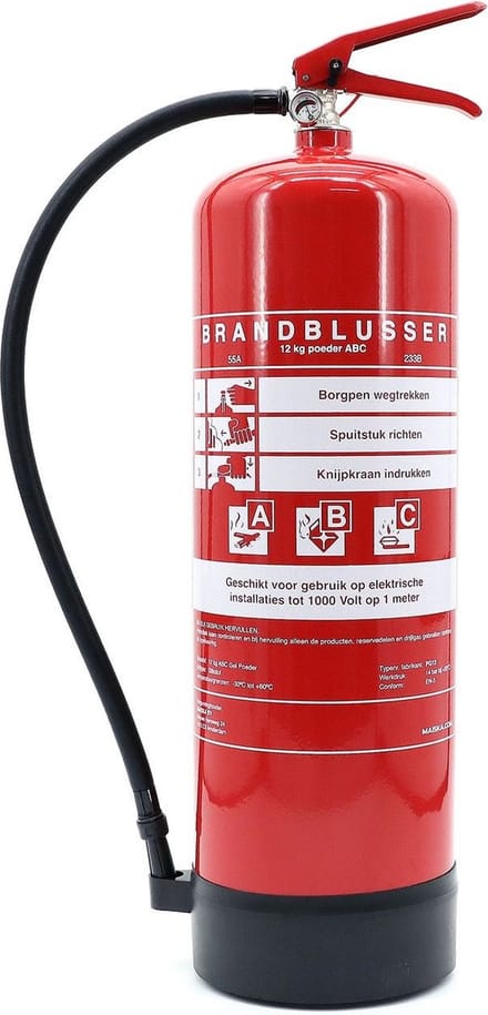 Poederblusser 12 kilo