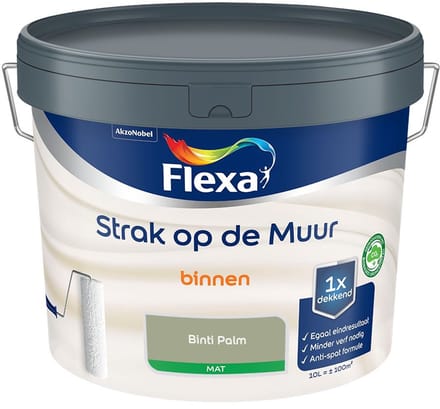 Flexa - Strak Op De Muur Binnen Mat - Binti Palm - Mengverf - 10 L