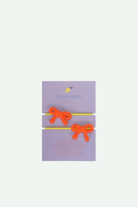 Sticky Lemon - haarbanden oranje