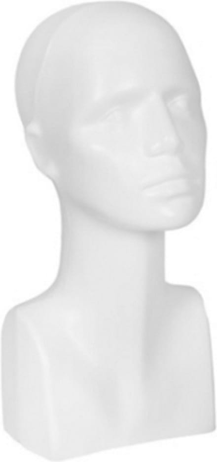 Gruppo Corso Paspop Hoofd Dames Wit - Mannequin Hoofd - Etalage Hoofd