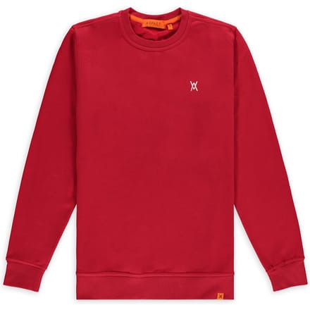 ASPACT Zavi Crewneck Red Taglia: M | Maglioni a maglia Outlet | Unisex | Rosso