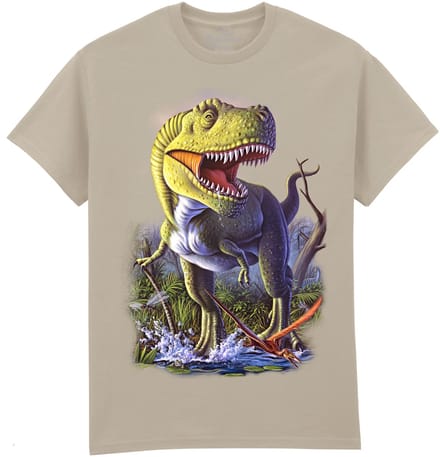 Dinosaurus Green Rex The Coloured House T-shirt S