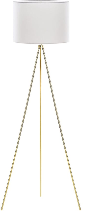 VISTULA - Staande lamp - Wit/Goud - Metaal