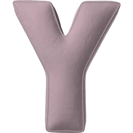 Kussen letter y Yellow Tipi Posh Velvet
