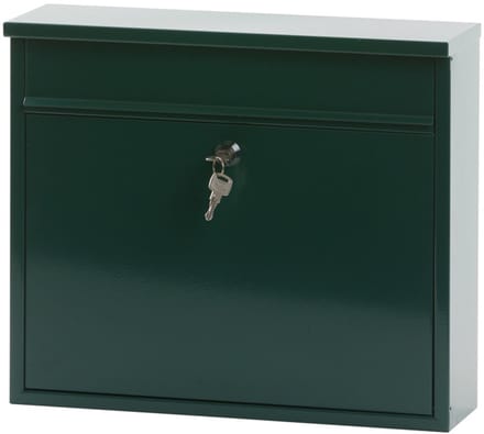 V-Part - Wandbrievenbus Granadan - Galvanized steel Powder Coated - groen - Brievenbus