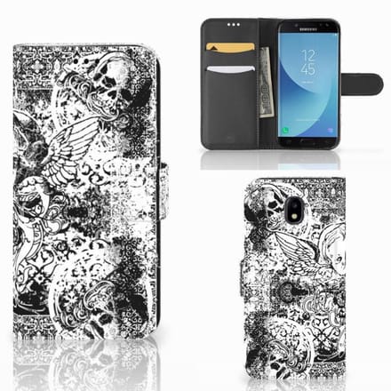Telefoonhoesje met Naam Samsung Galaxy A30 Skulls Angel
