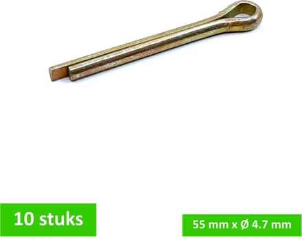 TQ4U splitpen - 55 mm x Ø 4.7 mm - 10 STUKS