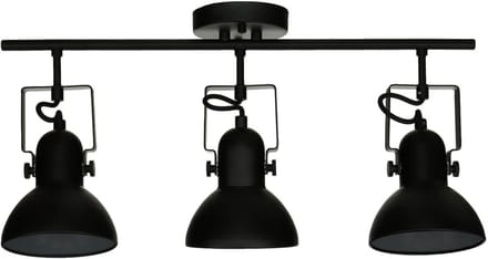 Licht-Erlebnisse - Dallas - Opbouwspot - E14 - van - Metaal - in - Zwart