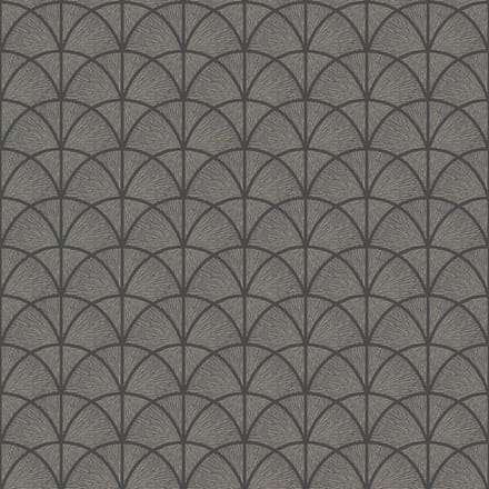 Boråstapeter Vliesbehang 7770 - Adorn - Art Deco Zwart - 53cm x 10.05m