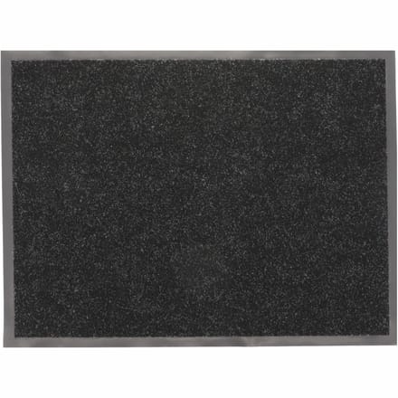 Luance Deurmat - zwart - 80 x 60 cm - voor binnen - PVC / polyester - droogloopmat