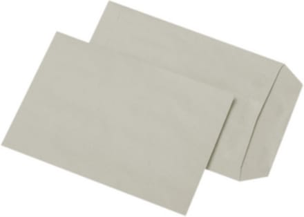 MAILmedia akte-envelop C5, 16,2 x 22,9 cm, zelfklevend, zonder venster, recycling grijs, 500 st.