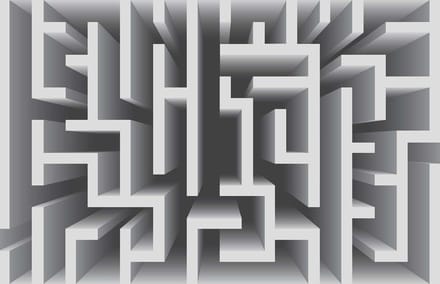 Fotobehang Abstract Pattern Modern | XL - 208cm x 146cm | 130g/m2 Vlies