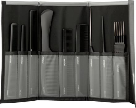 Jaguar Combs A-Line Comb Set Black Set A599-1