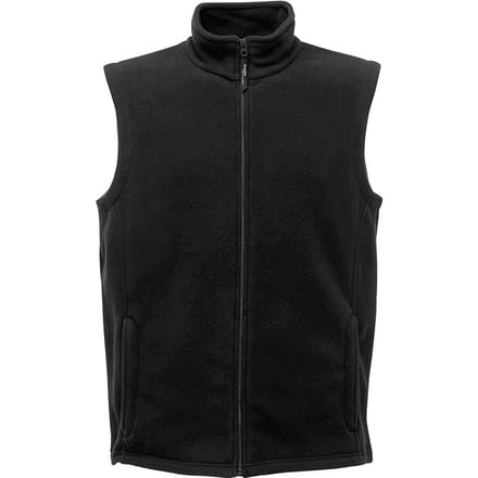 Regatta Heren 210 Microfleece Bodywarmer / Gilet (Zwart)