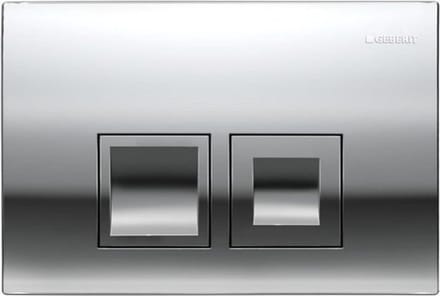 Geberit Delta-35 Drukplaat - Mat Chroom