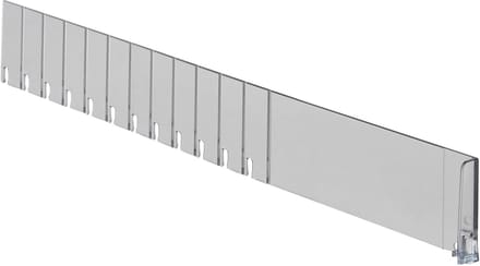 Breekbare Vakverdeler / Schapverdeler / Plank Scheidingsdelen - 6 cm hoog - Transparant - Type SV60-R