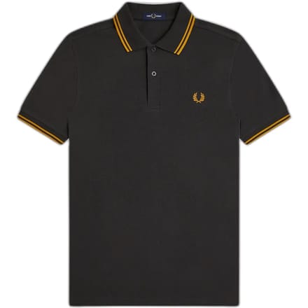 Fred Perry Twin tipped polo - anchor grey golden