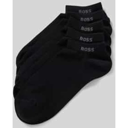 Sneakersokken met labeldetail in een set van 5 paar