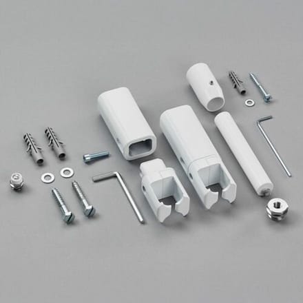 Zehnder mounting set room divider long, with footrest 931231