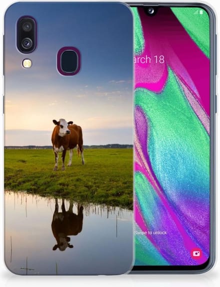 Samsung Galaxy A40 TPU Hoesje Koe