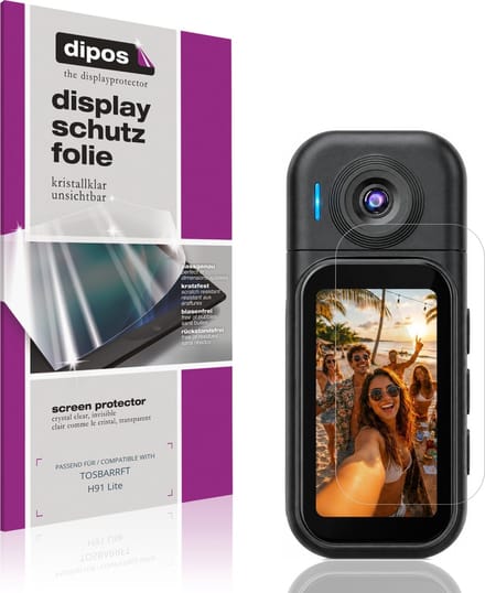 dipos – 4x Beschermfolie geschikt voor TOSBARRFT H91 Lite | Krasbestendige & heldere Screenprotector Ultra-Thin