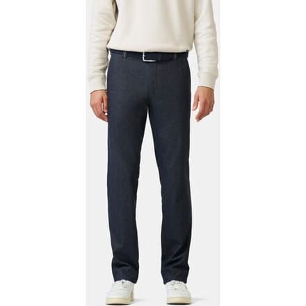 Meyer Broek Bonn Active Jersey Look Flat-Front Chino Donker Blauw / male