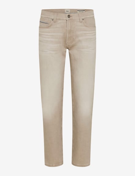 Brax Heren Jeans  Style CLINT OAT, denim beige, maat 33/32
